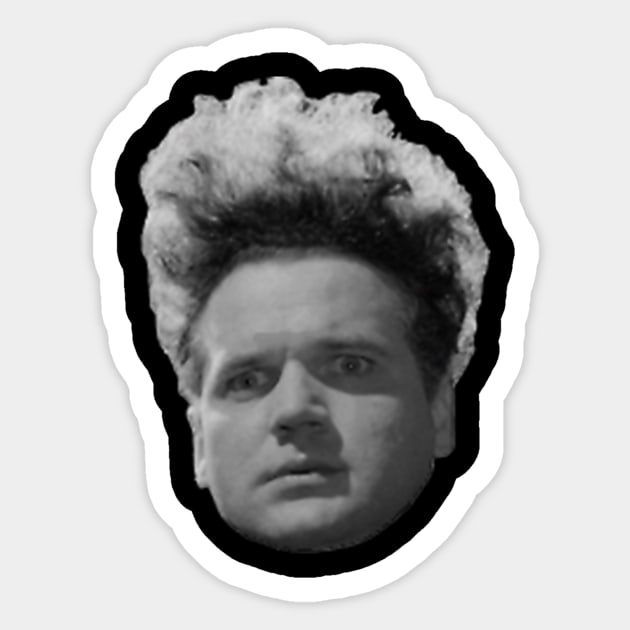 Henry Spencer - Head (Eraserhead) Sticker by Aishece